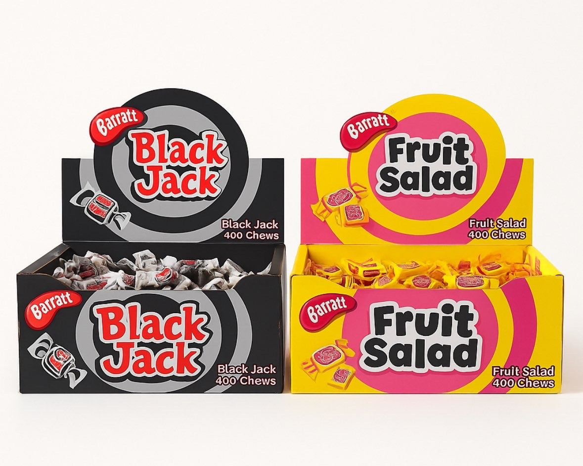 Fruit salad & black jacks