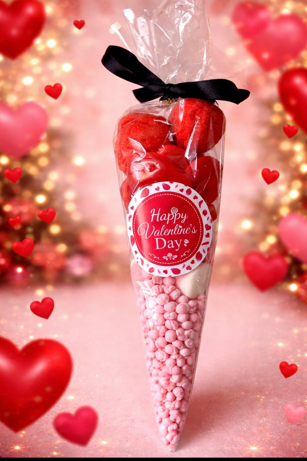 Valentine sweet cones