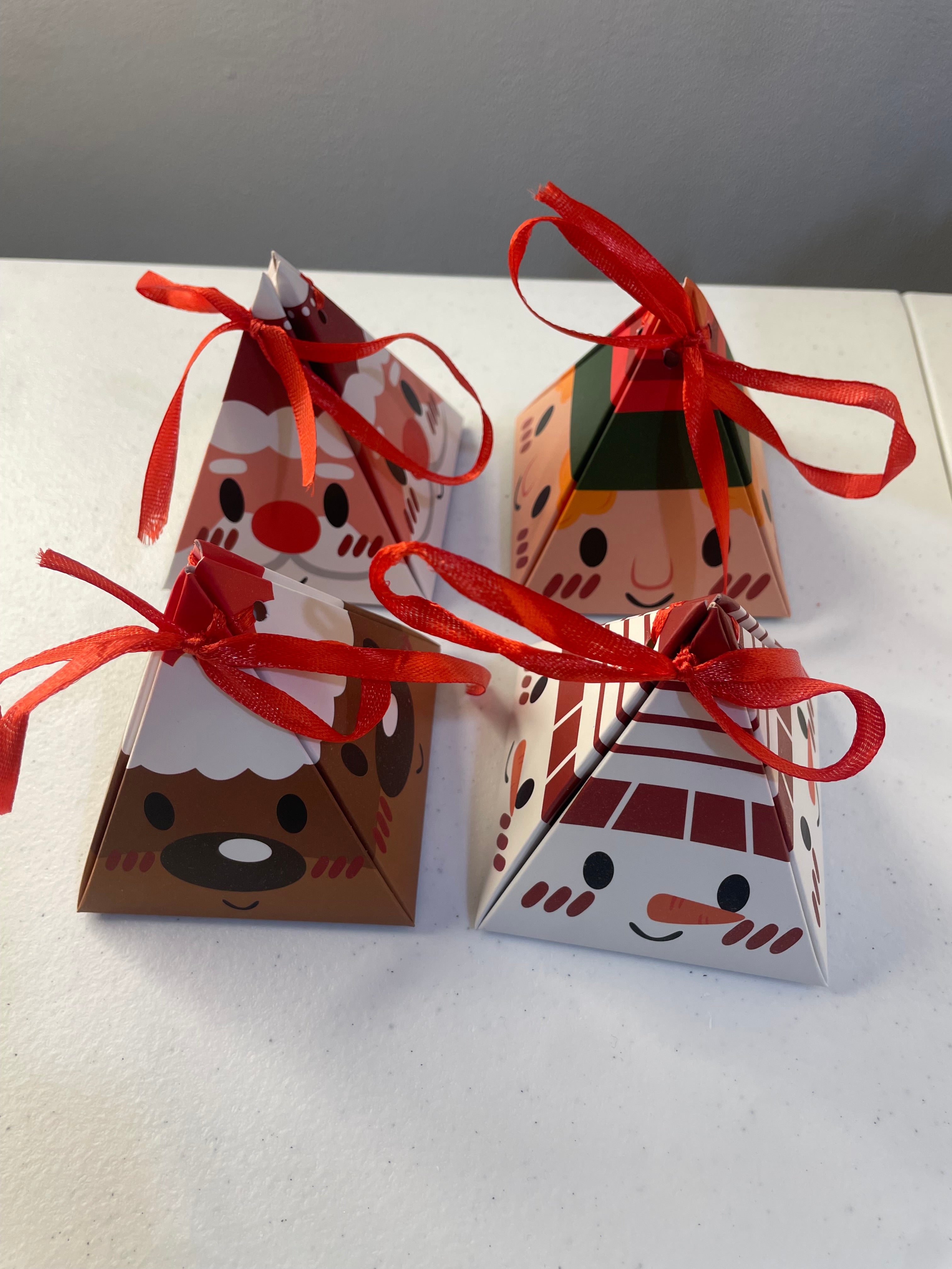 Festive chocolate boxes