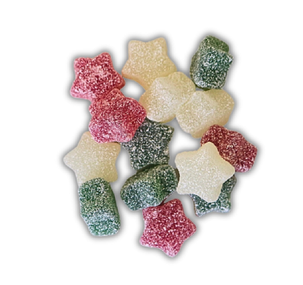 Fizzy Christmas stars