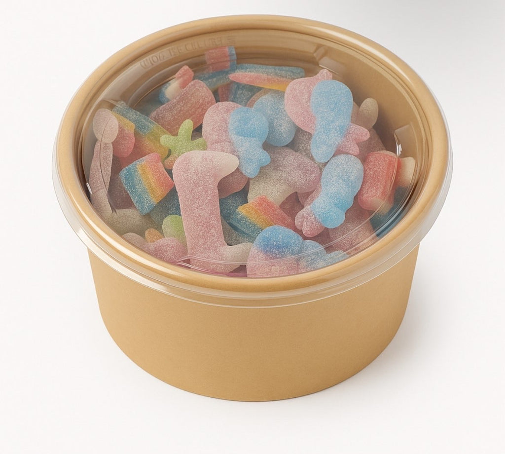 Fizzy sweet mixed salad bowl