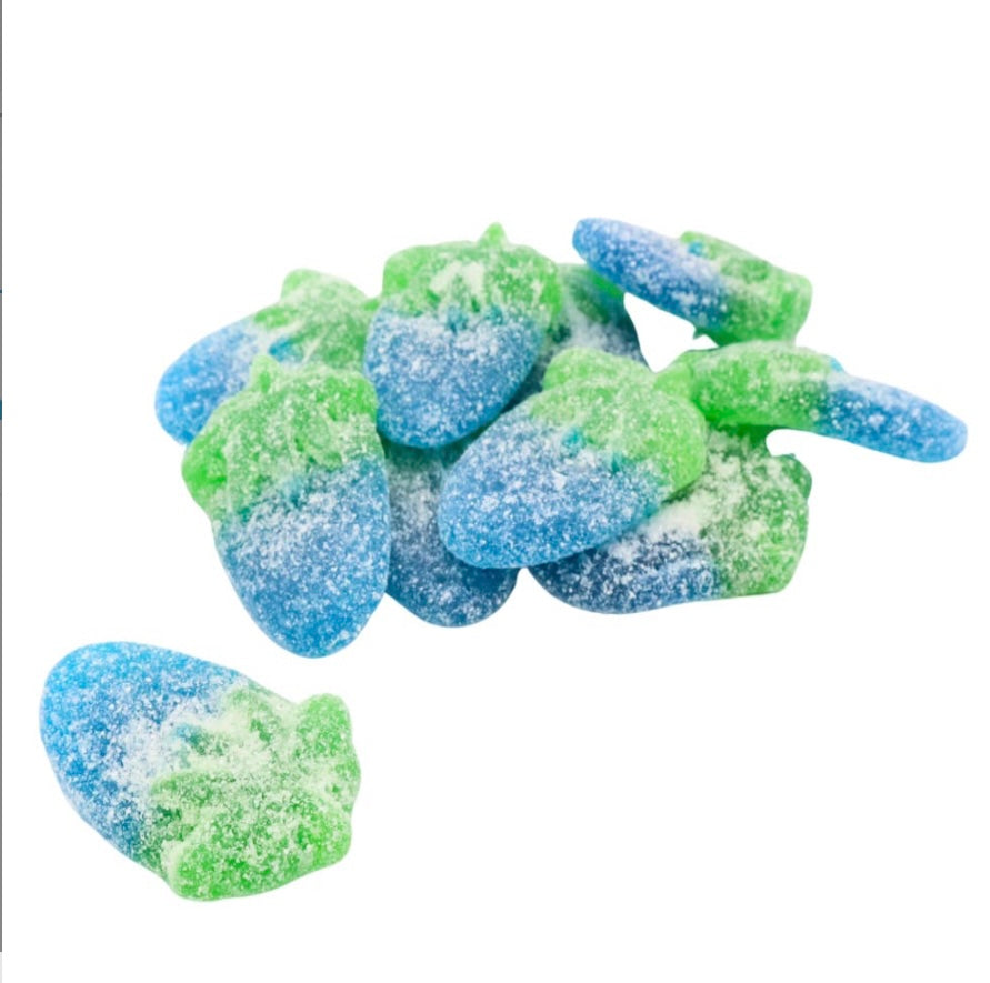 Fizzy blue Raspberries