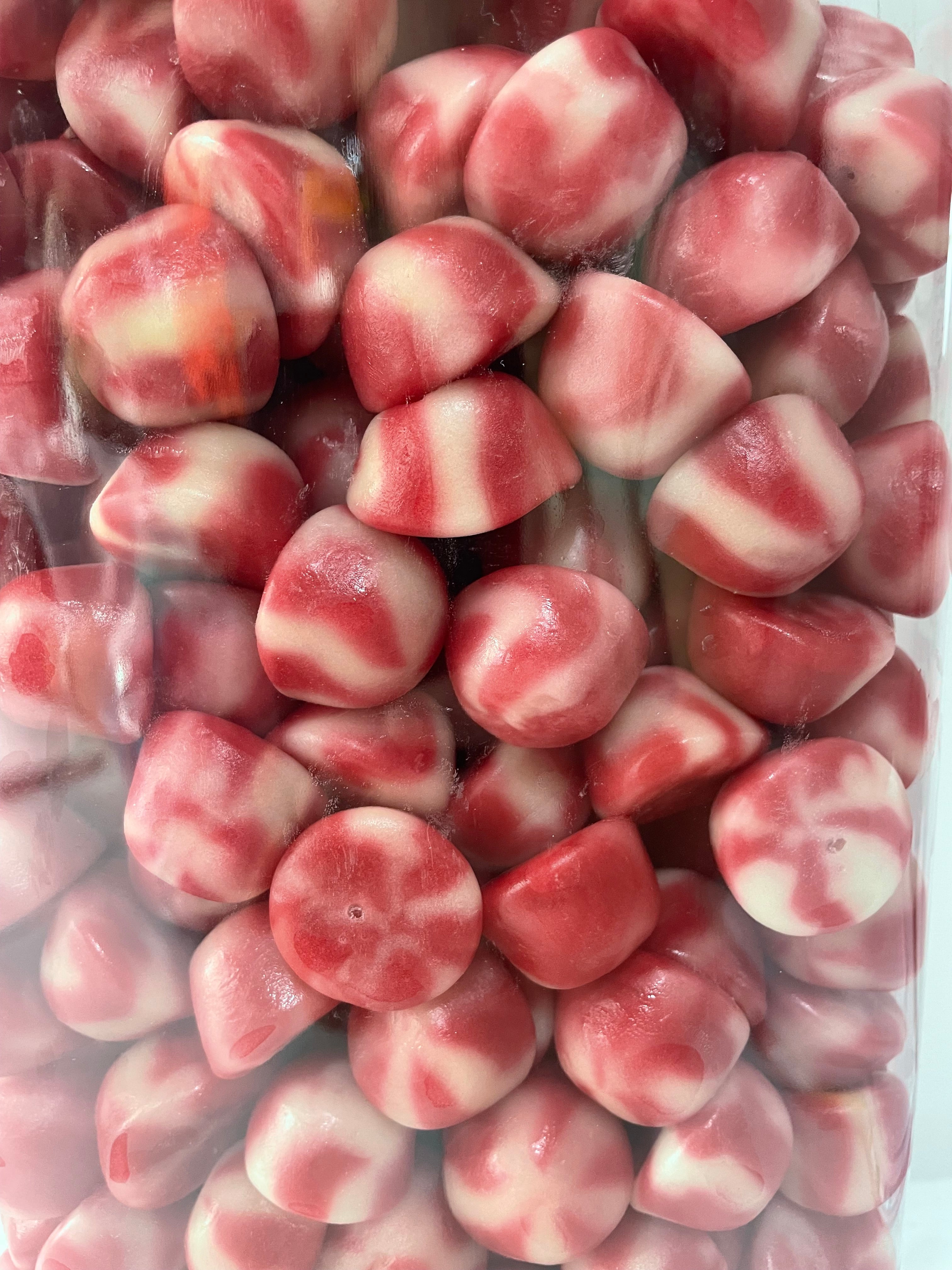 Strawberry flavoured sweets