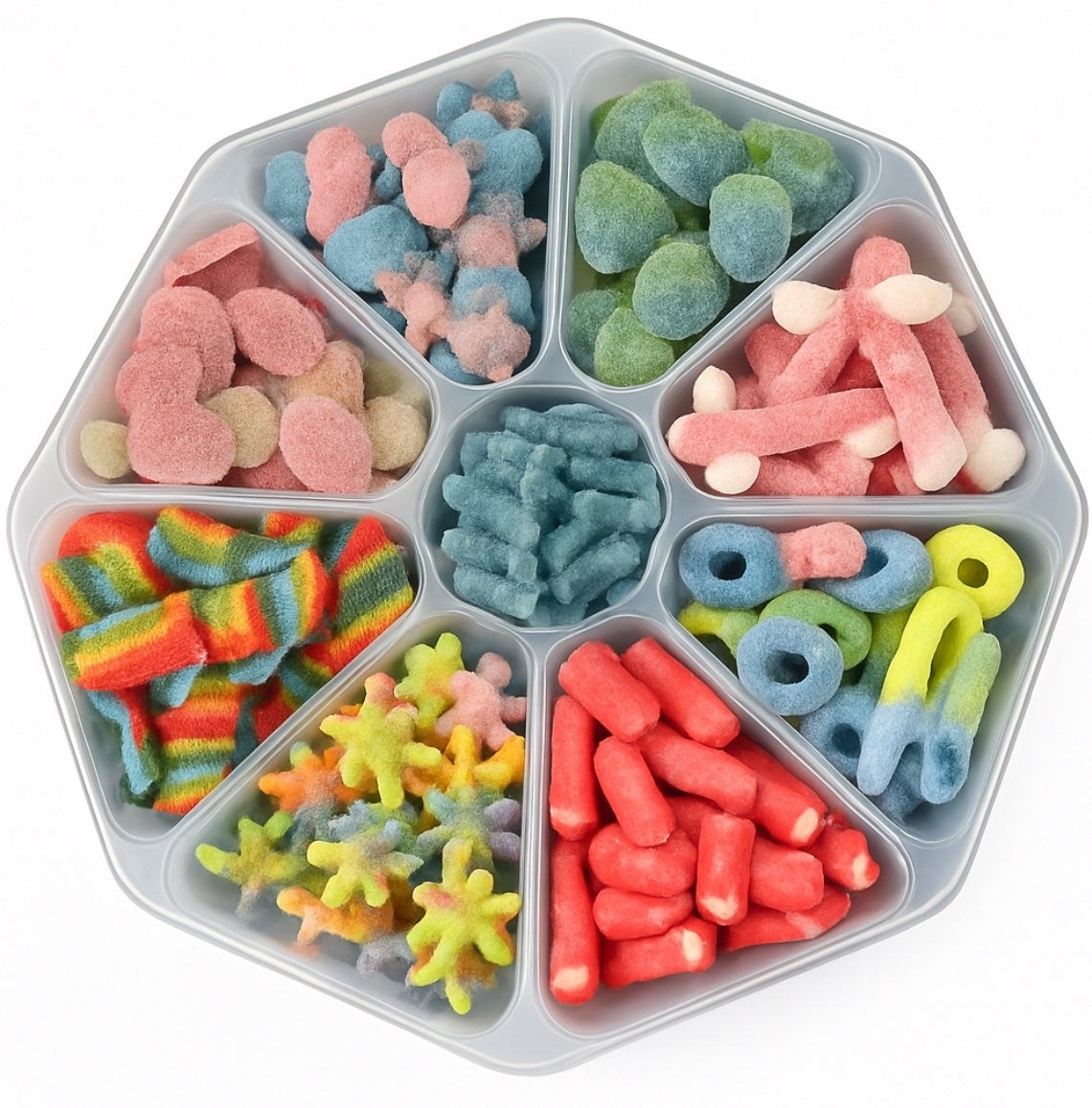 Fizzy sweet platter