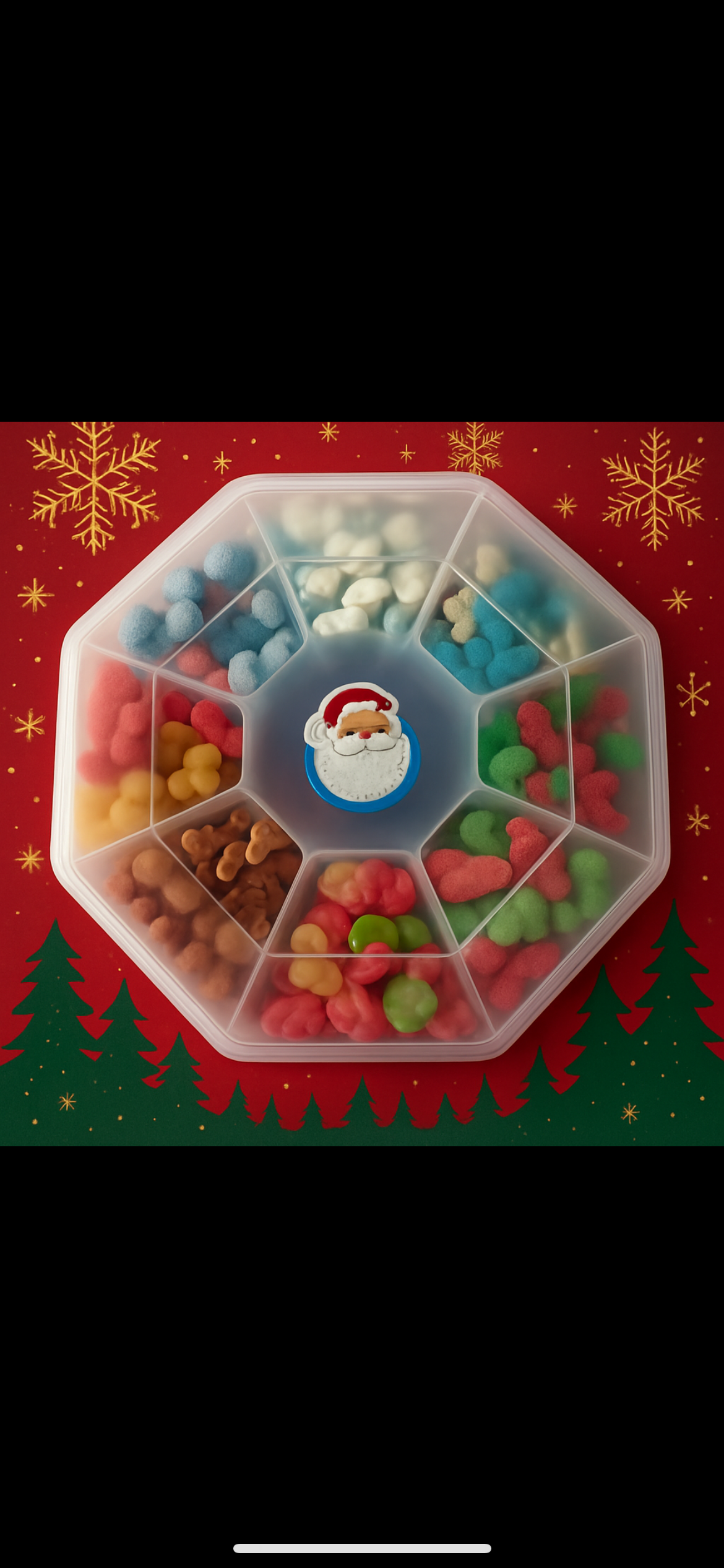 Christmas sweet platter