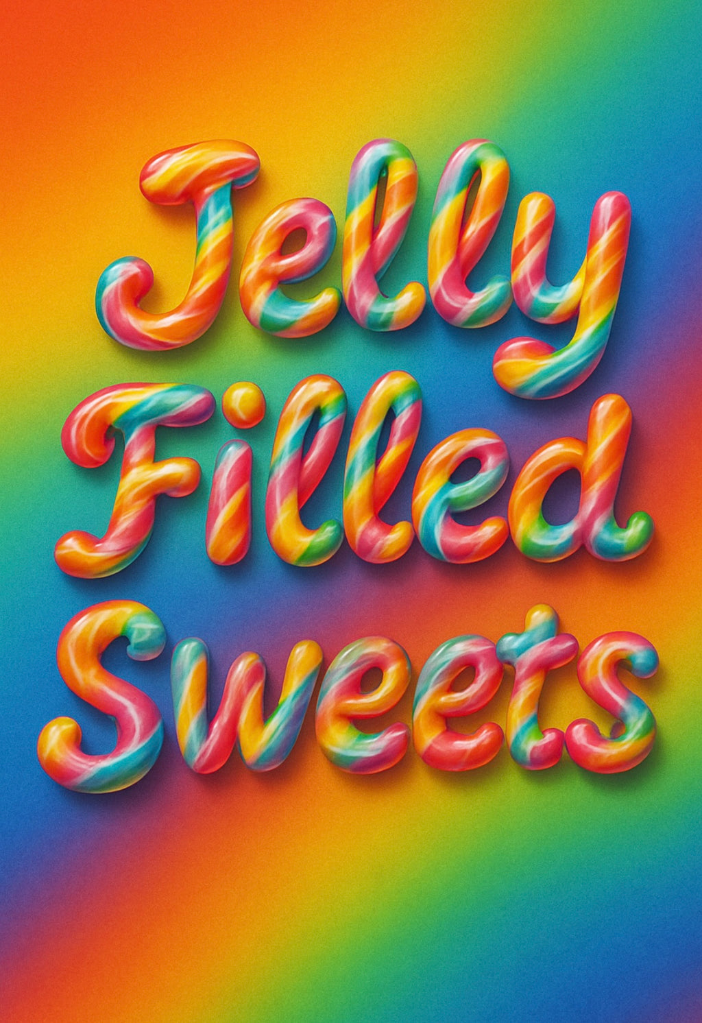 Jelly filled sweets