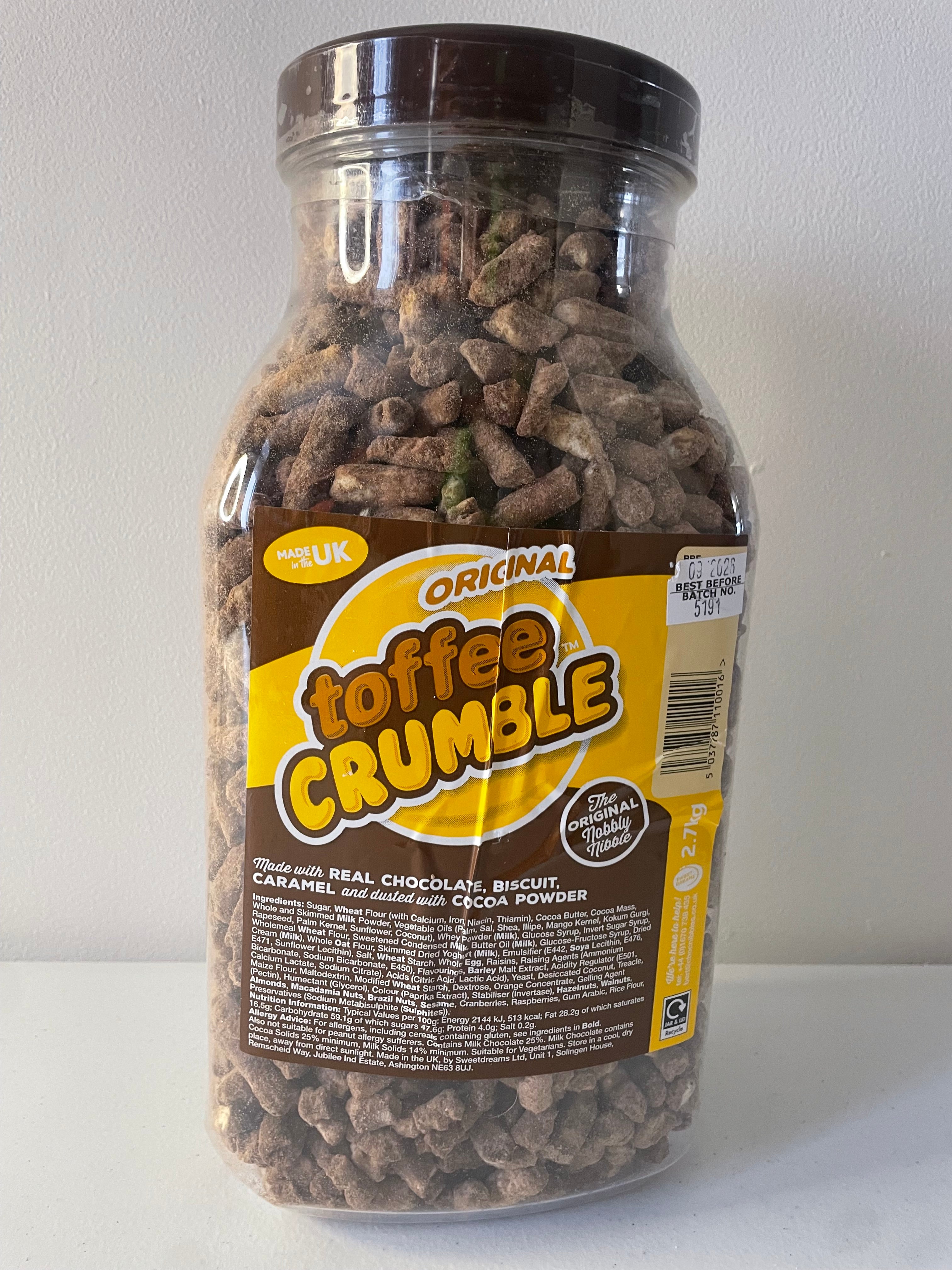 Original toffee crumble