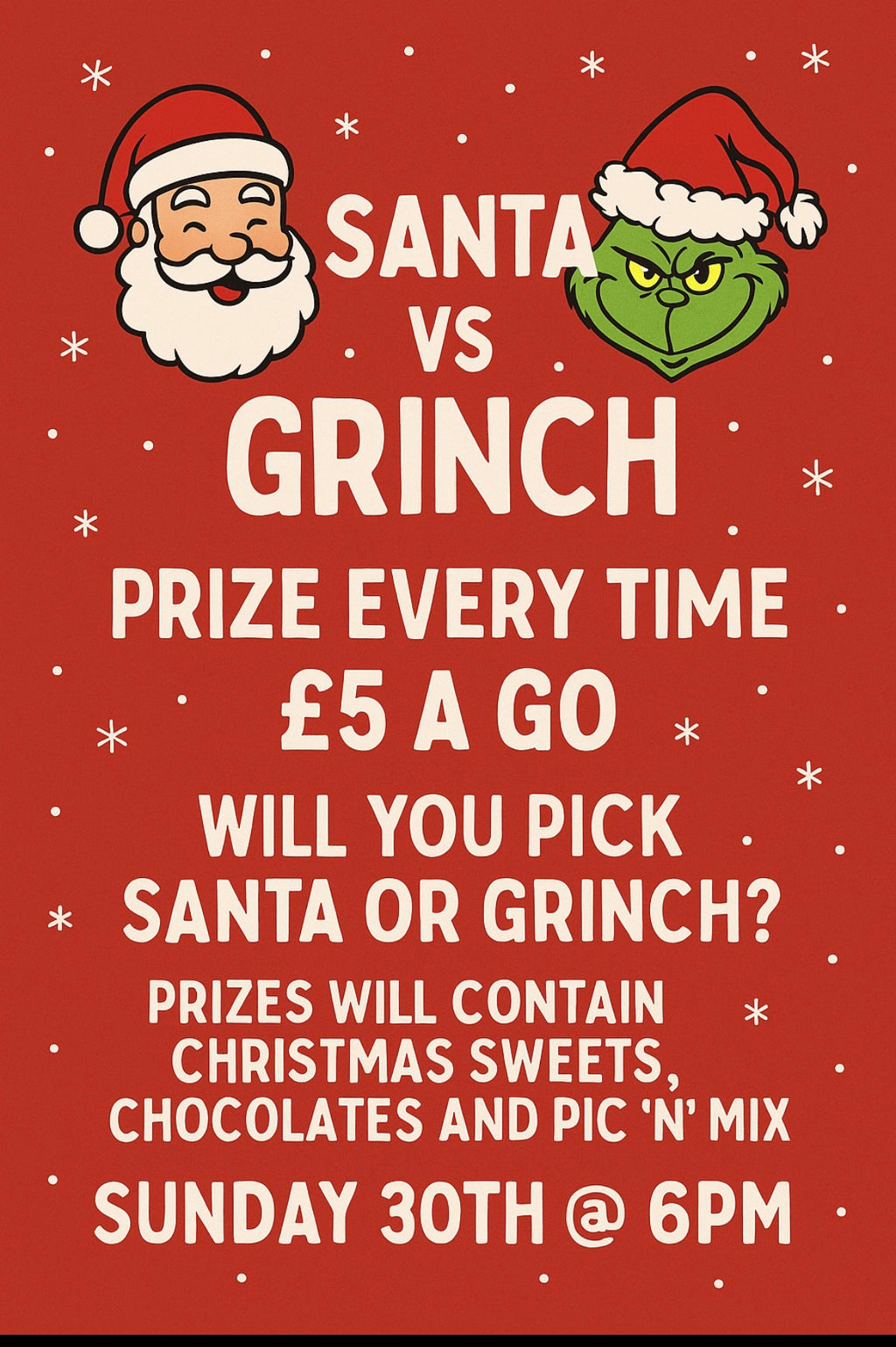Santa vs grinch