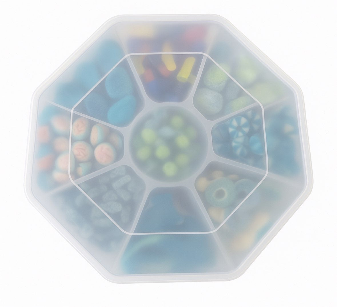 Blue sweet platter