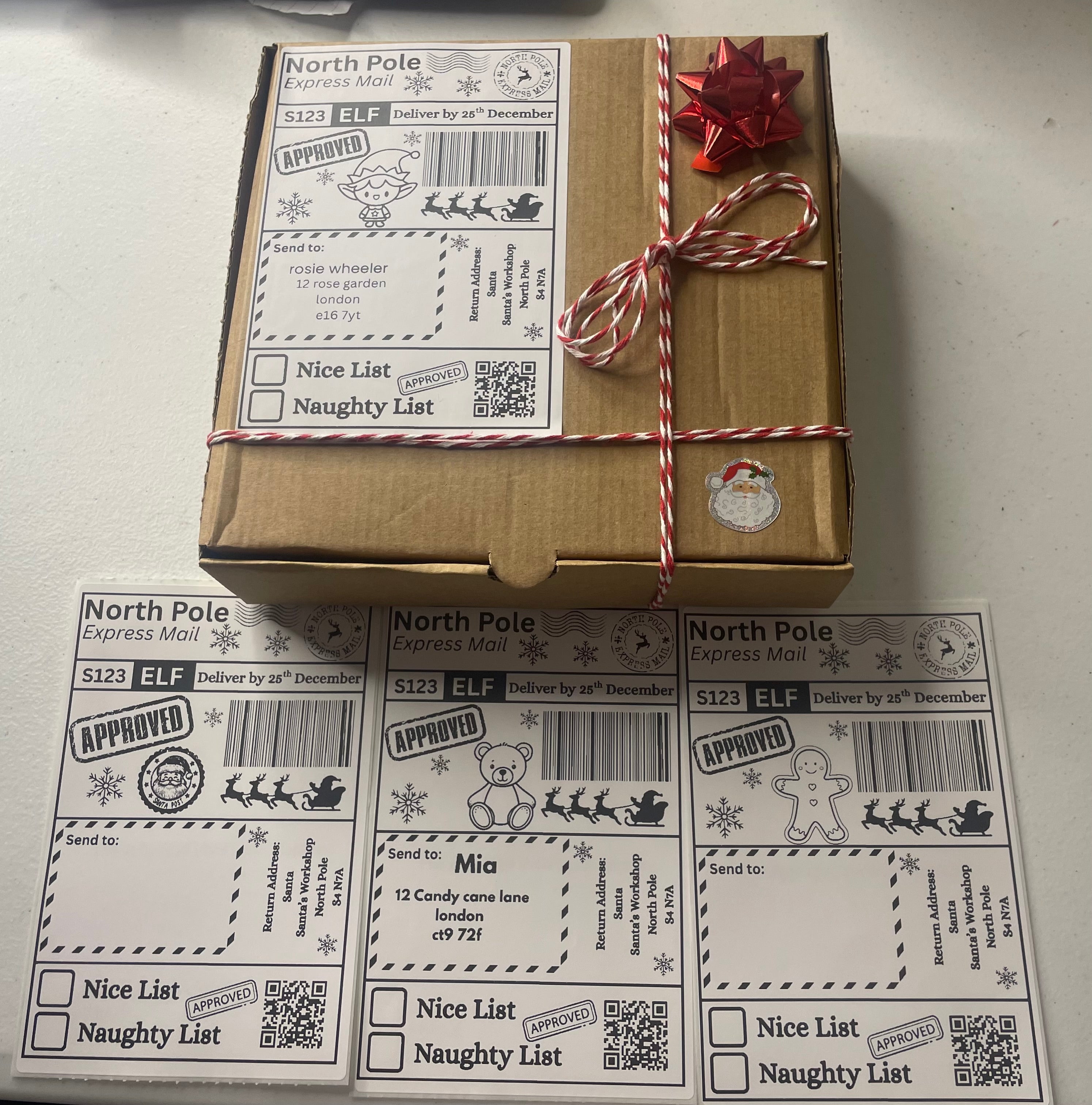 Express mail sweet box