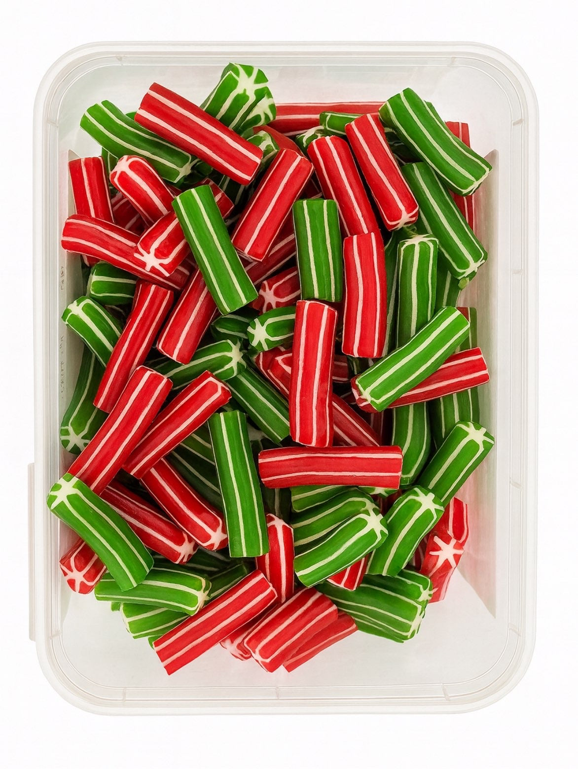 Green and red poles