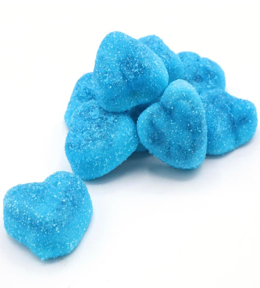 Raspberry filled hearts