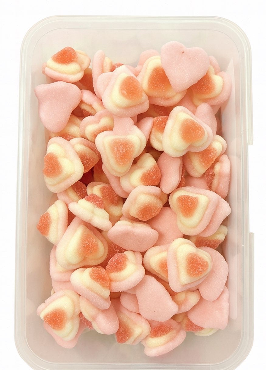 Triple hearts jelly sweet