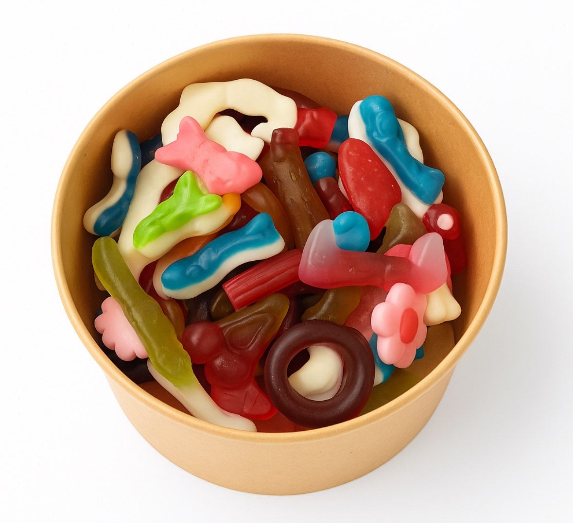 Jelly sweets salad bowl