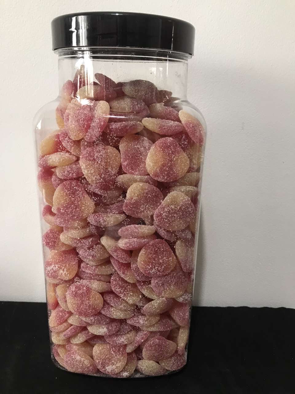 Peach flavoured sweets